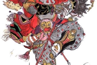 L'artwork officiel de Gilgamesh par Yoshitaka Amano
